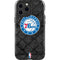 NBA Philadelphia 76ers Black Rust iPhone 13 Pro Max Impact Case