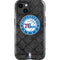 NBA Philadelphia 76ers Black Rust iPhone 14 Plus Impact Case