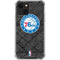 NBA Philadelphia 76ers Black Rust iPhone 15 Plus Clear Case
