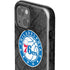 NBA Philadelphia 76ers Black Rust iPhone 15 Impact Case