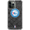 NBA Philadelphia 76ers Black Rust iPhone 14 Pro Max Clear Case