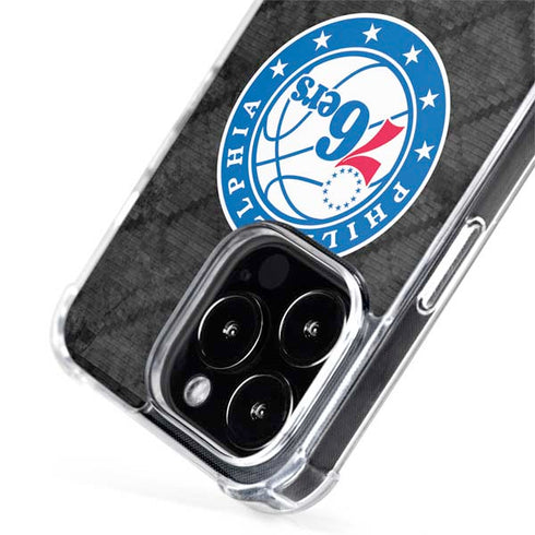 NBA Philadelphia 76ers Black Rust iPhone 15 Pro Max MagSafe Case
