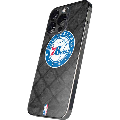NBA Philadelphia 76ers Black Rust iPhone 14 Pro Max Skin