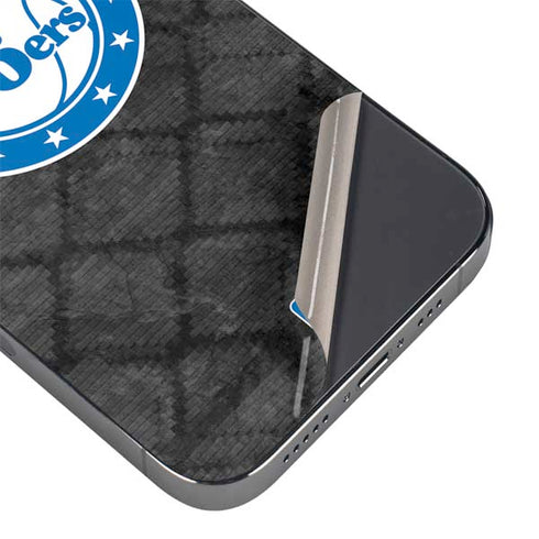 NBA Philadelphia 76ers Black Rust iPhone 14 Pro Max Skin
