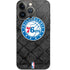 NBA Philadelphia 76ers Black Rust iPhone 14 Pro Skin