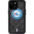 NBA Philadelphia 76ers Black Rust iPhone 15 Waterproof Case
