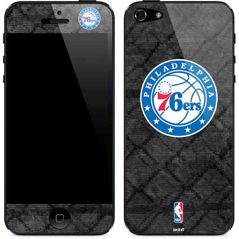 NBA Philadelphia 76ers Black Rust iPhone 5/5s/5SE Skin
