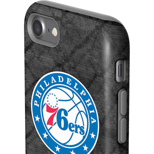 NBA Philadelphia 76ers Black Rust iPhone SE (2nd & 3rd Gen) Pro Case