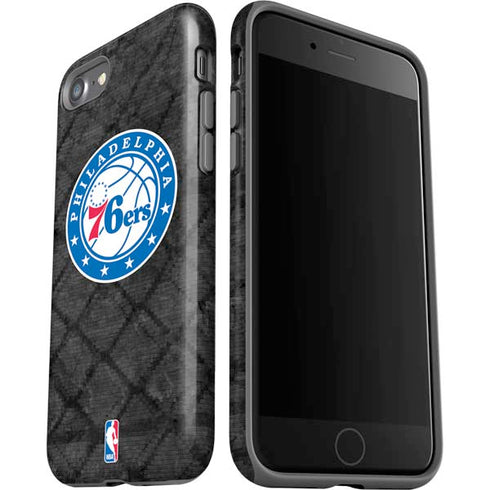 NBA Philadelphia 76ers Black Rust iPhone SE (2nd & 3rd Gen) Pro Case