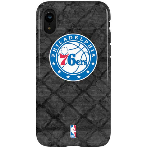 NBA Philadelphia 76ers Black Rust iPhone XR Pro Case