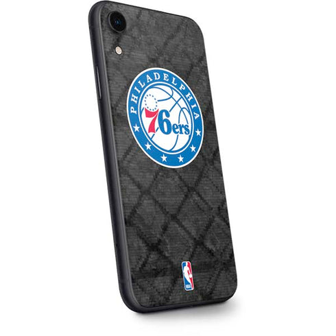 NBA Philadelphia 76ers Black Rust iPhone XR Skin