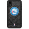 NBA Philadelphia 76ers Black Rust iPhone XR Waterproof Case