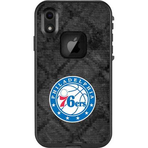 NBA Philadelphia 76ers Black Rust LifeProof Fre iPhone Skin
