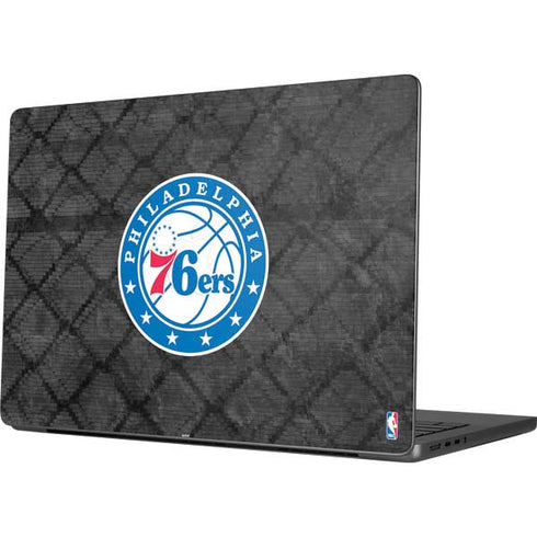 NBA Philadelphia 76ers Black Rust MacBook Pro 14in (2021-24) Skin