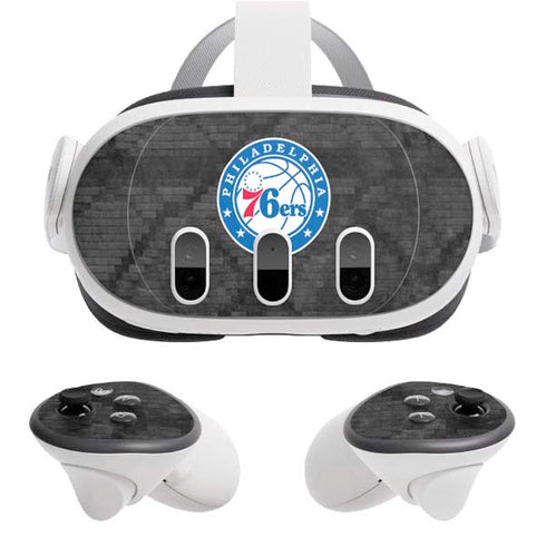 NBA Philadelphia 76ers Black Rust Meta Quest 3 Skin