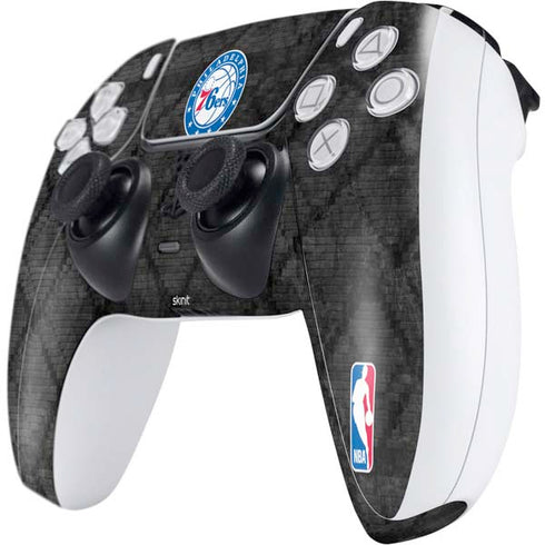 NBA Philadelphia 76ers Black Rust PS5 Controller Skin
