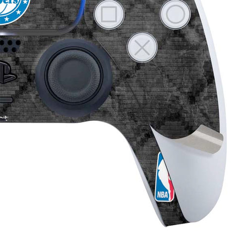 NBA Philadelphia 76ers Black Rust PS5 Slim Digital Edition Bundle Skin