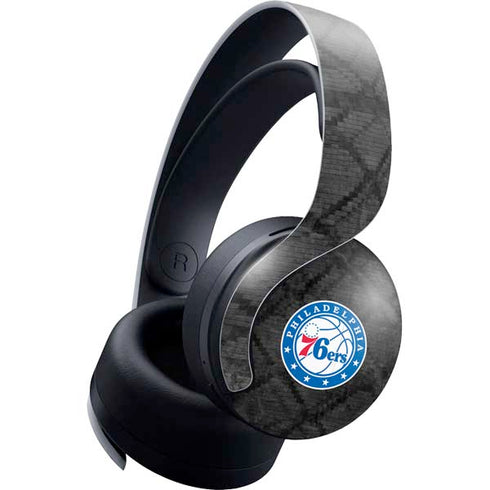 NBA Philadelphia 76ers Black Rust PULSE 3D Wireless Headset for PS5 Skin
