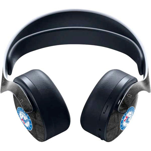 NBA Philadelphia 76ers Black Rust PULSE 3D Wireless Headset for PS5 Skin