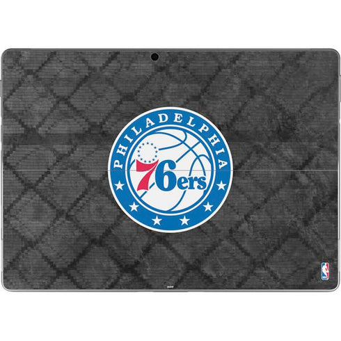 NBA Philadelphia 76ers Black Rust Surface Pro 9 Skin