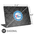 NBA Philadelphia 76ers Black Rust Universal Laptop 14in (11.4 x 8.2in) Skin