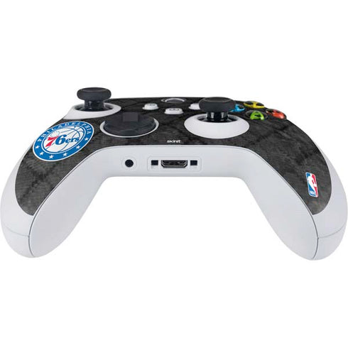 NBA Philadelphia 76ers Black Rust Xbox Series S Controller Skin