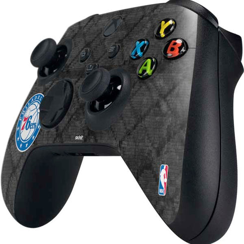 NBA Philadelphia 76ers Black Rust Xbox Series X Controller Skin