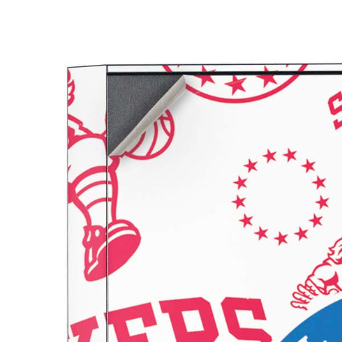 NBA Philadelphia 76ers Blast Corsair 4000D Tempered Glass Mid-Tower ATX Case Skin