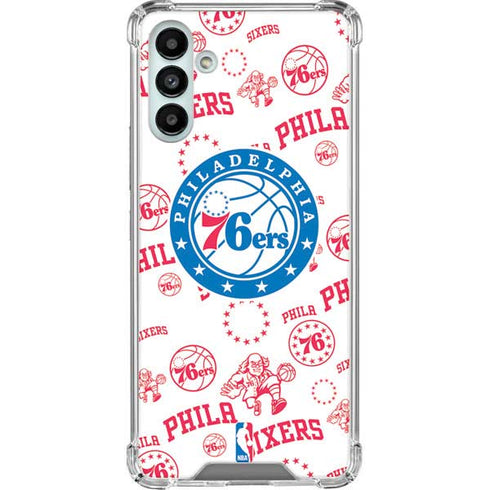 NBA Philadelphia 76ers Blast Galaxy A13 5G Clear Case