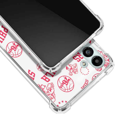 NBA Philadelphia 76ers Blast Galaxy A13 5G Clear Case