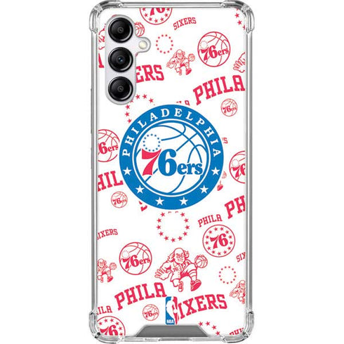 NBA Philadelphia 76ers Blast Galaxy A14 5G Clear Case