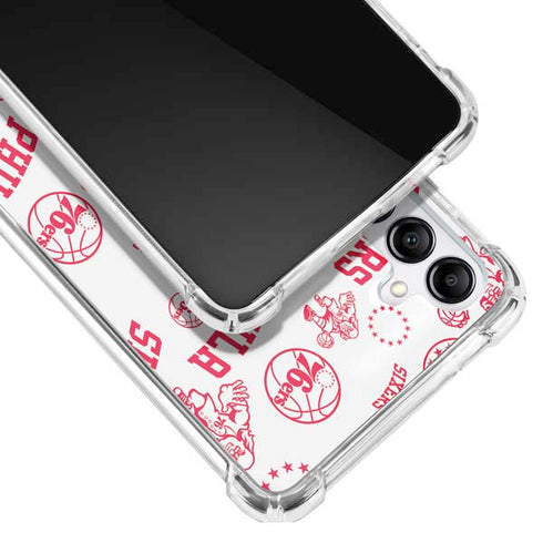 NBA Philadelphia 76ers Blast Galaxy A14 5G Clear Case