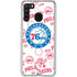 NBA Philadelphia 76ers Blast Galaxy A21 Clear Case