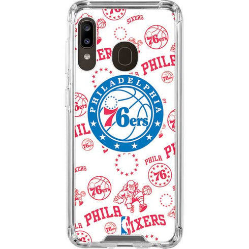 NBA Philadelphia 76ers Blast Galaxy A30 Clear Case