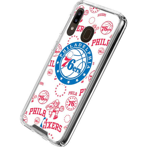 NBA Philadelphia 76ers Blast Galaxy A30 Clear Case