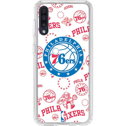 NBA Philadelphia 76ers Blast Galaxy A50 Clear Case