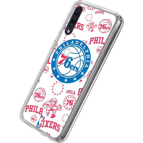 NBA Philadelphia 76ers Blast Galaxy A50 Clear Case