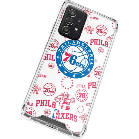 NBA Philadelphia 76ers Blast Galaxy A52 5G Clear Case