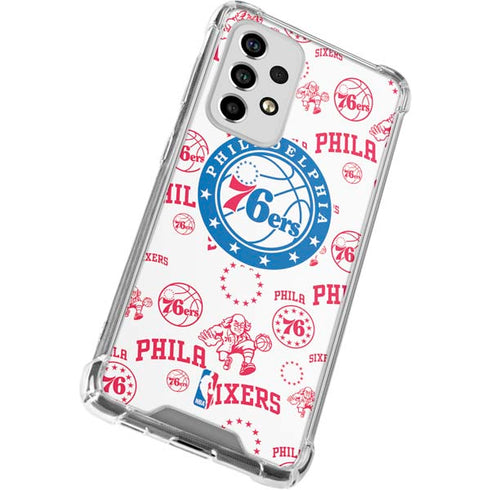 NBA Philadelphia 76ers Blast Galaxy A53 5G Clear Case