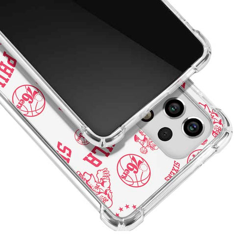 NBA Philadelphia 76ers Blast Galaxy A53 5G Clear Case