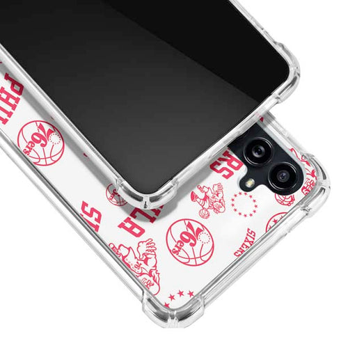 NBA Philadelphia 76ers Blast Galaxy A54 5G Clear Case