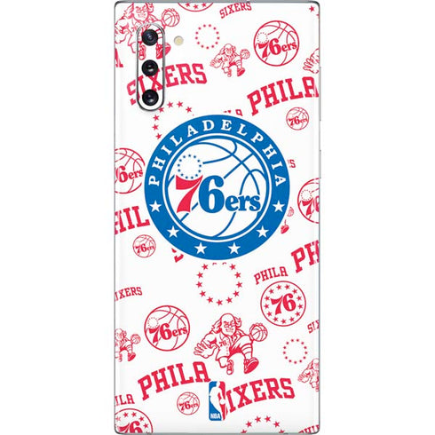 NBA Philadelphia 76ers Blast Galaxy Note 10 Skin