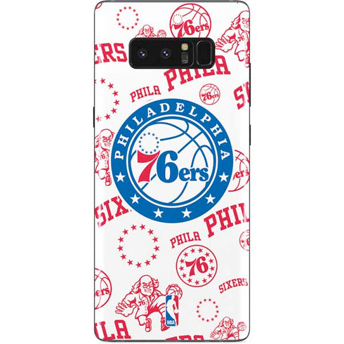 NBA Philadelphia 76ers Blast Galaxy Note 8 Skin