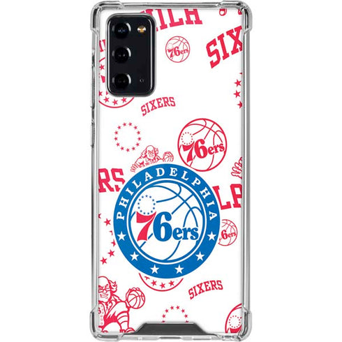 NBA Philadelphia 76ers Blast Galaxy Note20 5G Clear Case