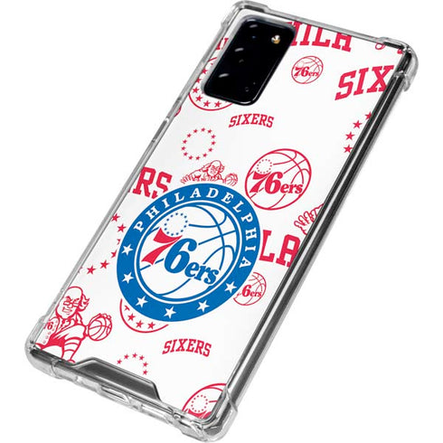 NBA Philadelphia 76ers Blast Galaxy Note20 5G Clear Case
