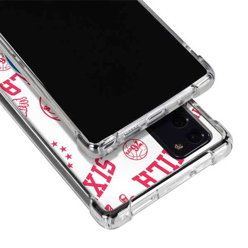 NBA Philadelphia 76ers Blast Galaxy Note20 5G Clear Case