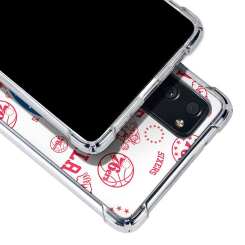 NBA Philadelphia 76ers Blast Galaxy S20 FE Clear Case