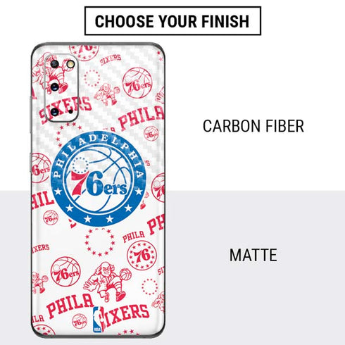 NBA Philadelphia 76ers Blast Galaxy S20 Skin