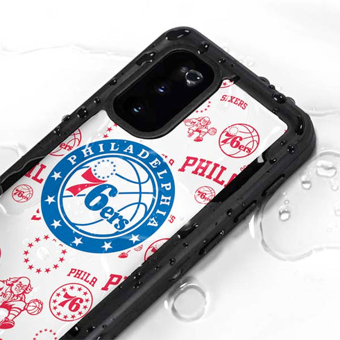 NBA Philadelphia 76ers Blast Galaxy S20 Waterproof Case
