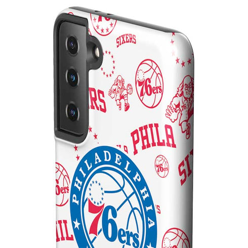 NBA Philadelphia 76ers Blast Galaxy S21 FE Pro Case